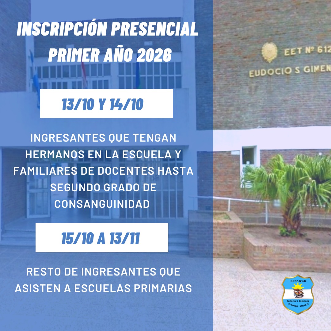 Inscripción 2026